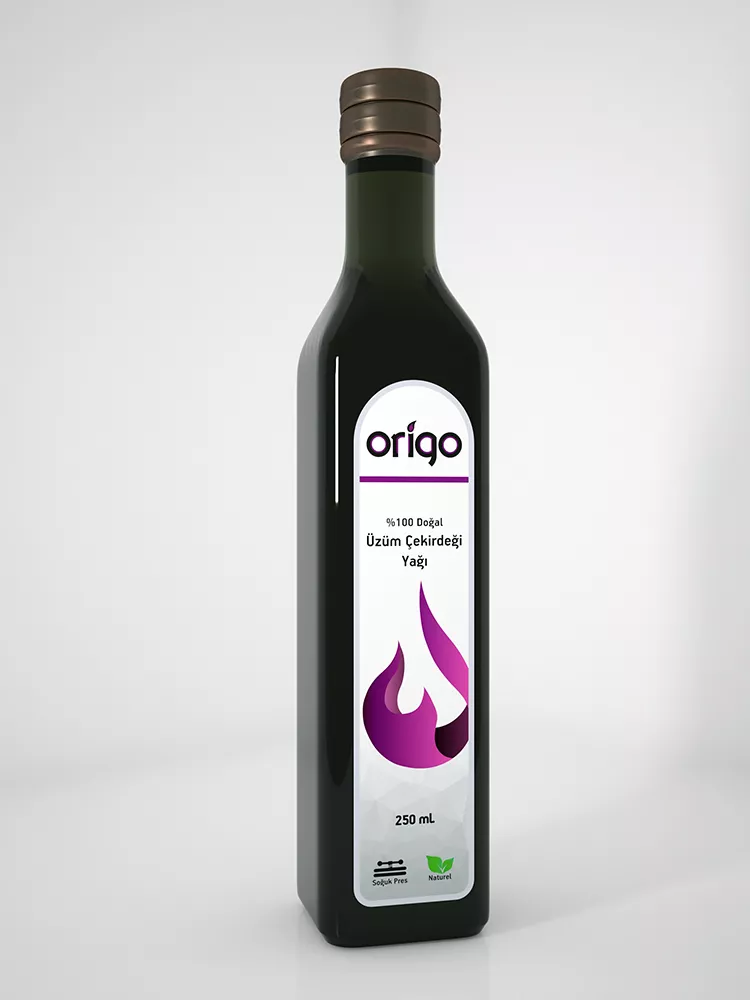 Origo Soğuk Pres Saf Üzüm Çekirdeği Yağı 250 ml